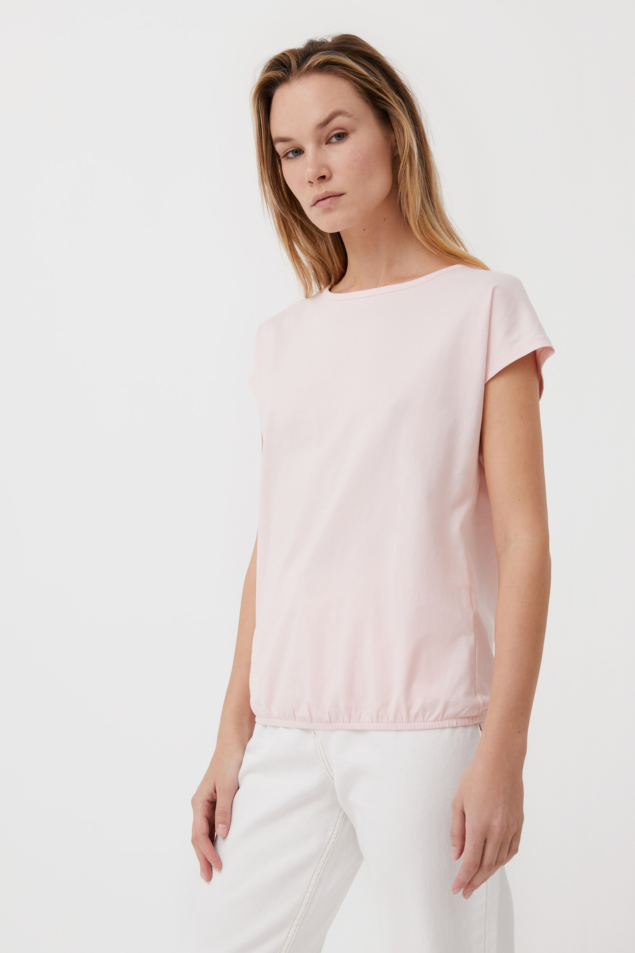 Frauen Große Größen Finn Flare T-Shirt in Rosa - EE85812