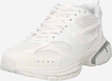 DIESEL Platform trainers 'SERENDIPITY' in White: front