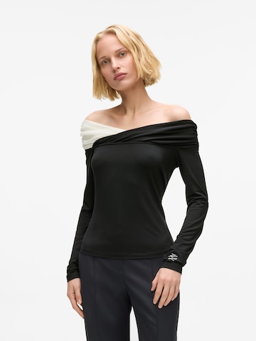 Karl Lagerfeld Koszulka w kolorze czarny: przód