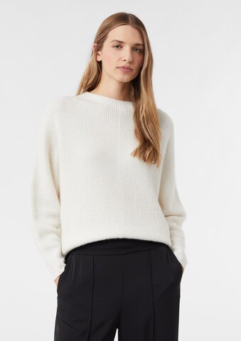 COMMA Pullover in Weiß: Vorderseite