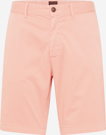 BOSS Orange Slimfit Chino kalhoty – pink: přední strana