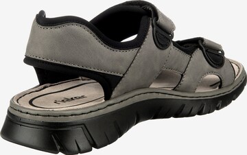 Rieker Hiking Sandals in Grey