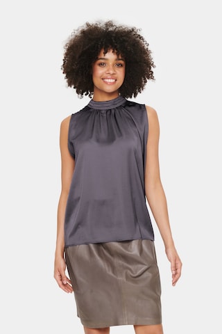 SAINT TROPEZ Blouse 'Aileen' in Purple: front