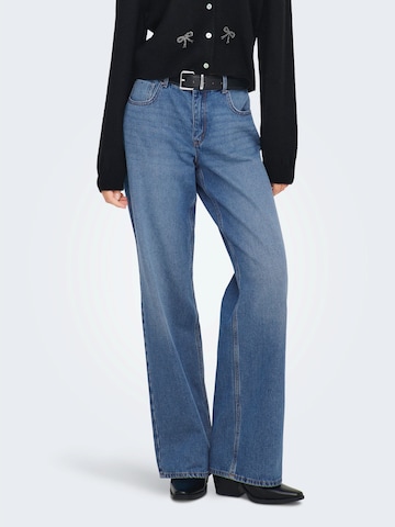 ONLY Wide leg Jeans 'ONLIVY' in Blauw: voorkant