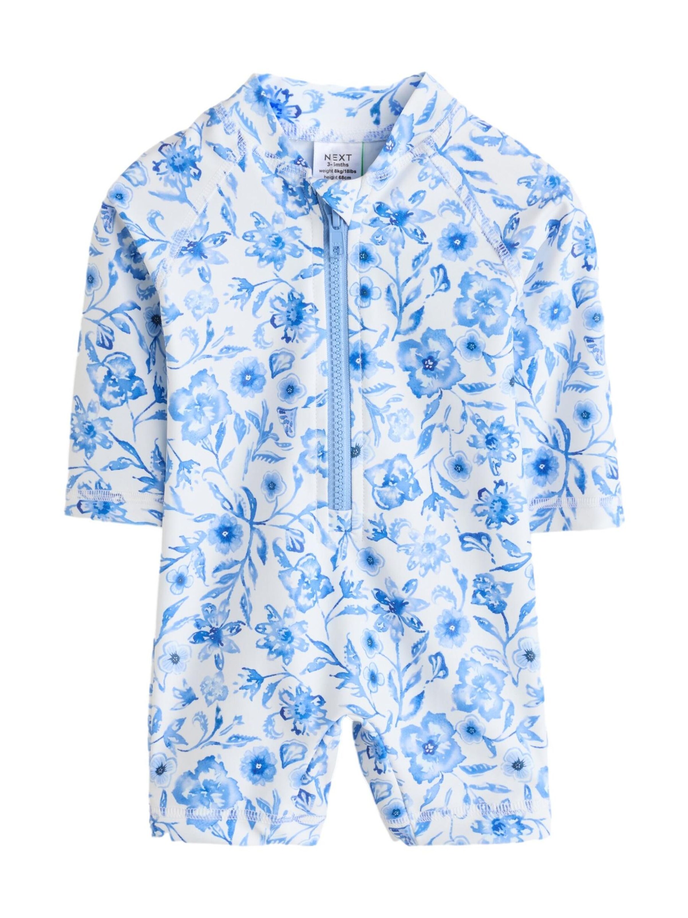 Next Strój kąpielowy w kolorze niebieski: przód