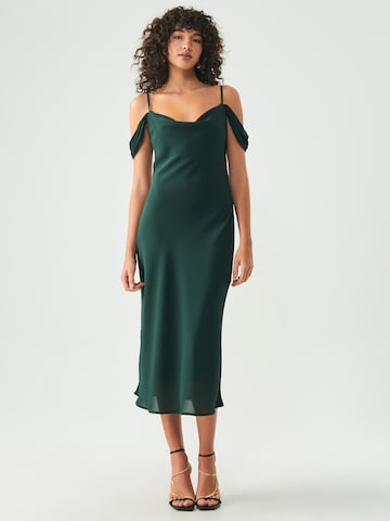 žalia Sável Kokteilinė suknelė 'DESODRE': priekis