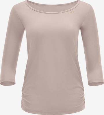 Winshape Спортивный топ ' AET139LS ' в Бежевый: спереди