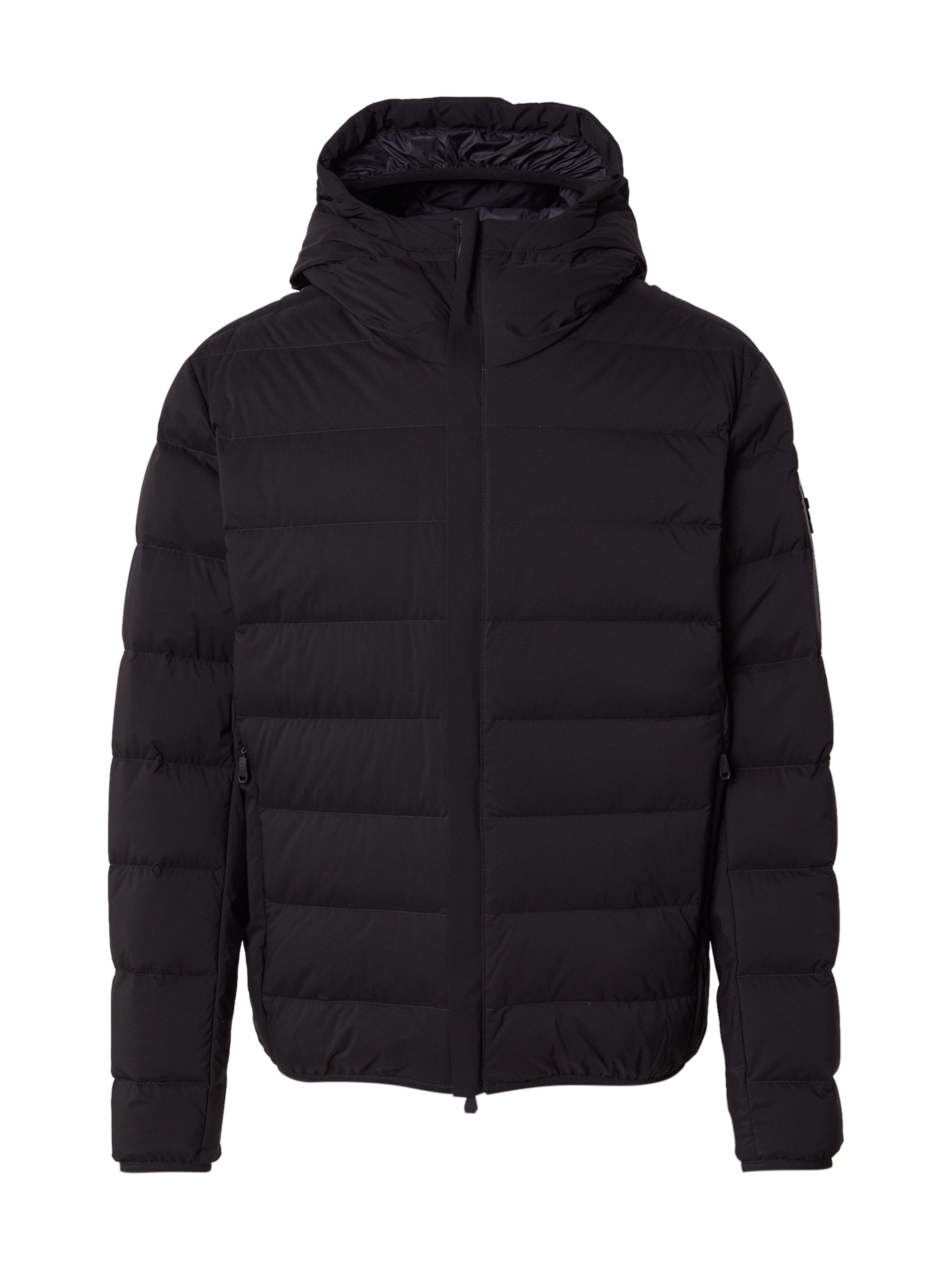 BOSS Vinterjacka 'OW_Riplite' i svart: framsida