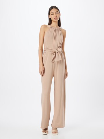 Tuta jumpsuit di NU-IN in marrone: frontale