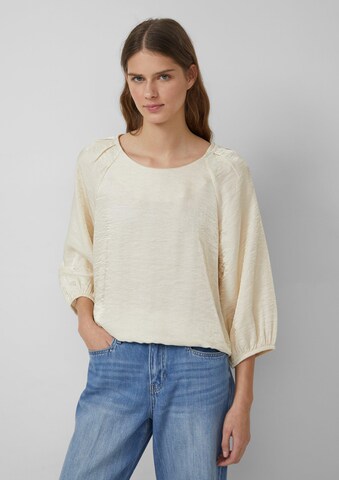 s.Oliver Bluse in Beige: Vorderseite