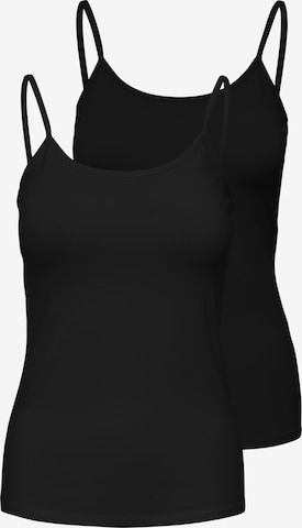 ONLY Top 'ONLLOVE' in Black: front