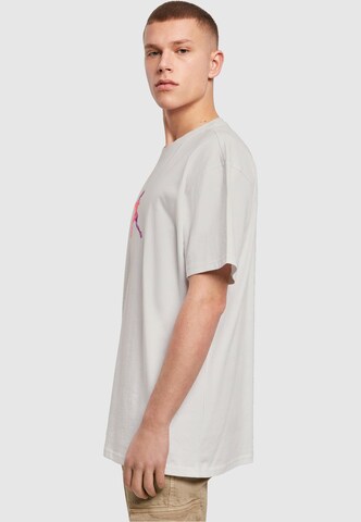 T-Shirt 'Tennis Woman Silhouette' Merchcode en gris