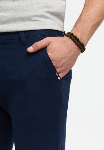 INDICODE JEANS Regular Broek in Blauw