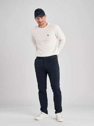 U.S. POLO ASSN. Regular Chino 'Milo' in Blauw