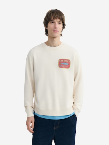 Thinking MU Sweatshirt 'Leon' in White