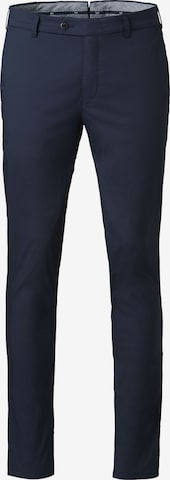 Coupe slim Pantalon chino MMX Germany en bleu : devant