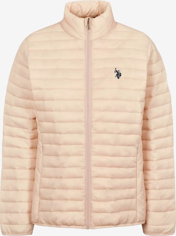 U.S. POLO ASSN. Overgangsjakke 'Joy' i pink: forside