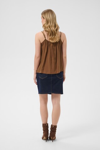 Cream Top 'CRANNA' w kolorze brązowy