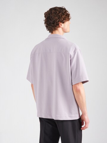 HUGO Comfort Fit Hemd 'Espino' in Lila