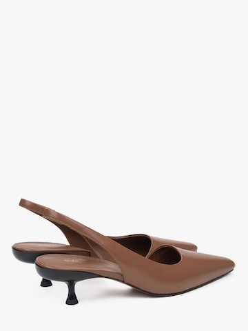 Estro Slingpumps '203-24101-19' i brun