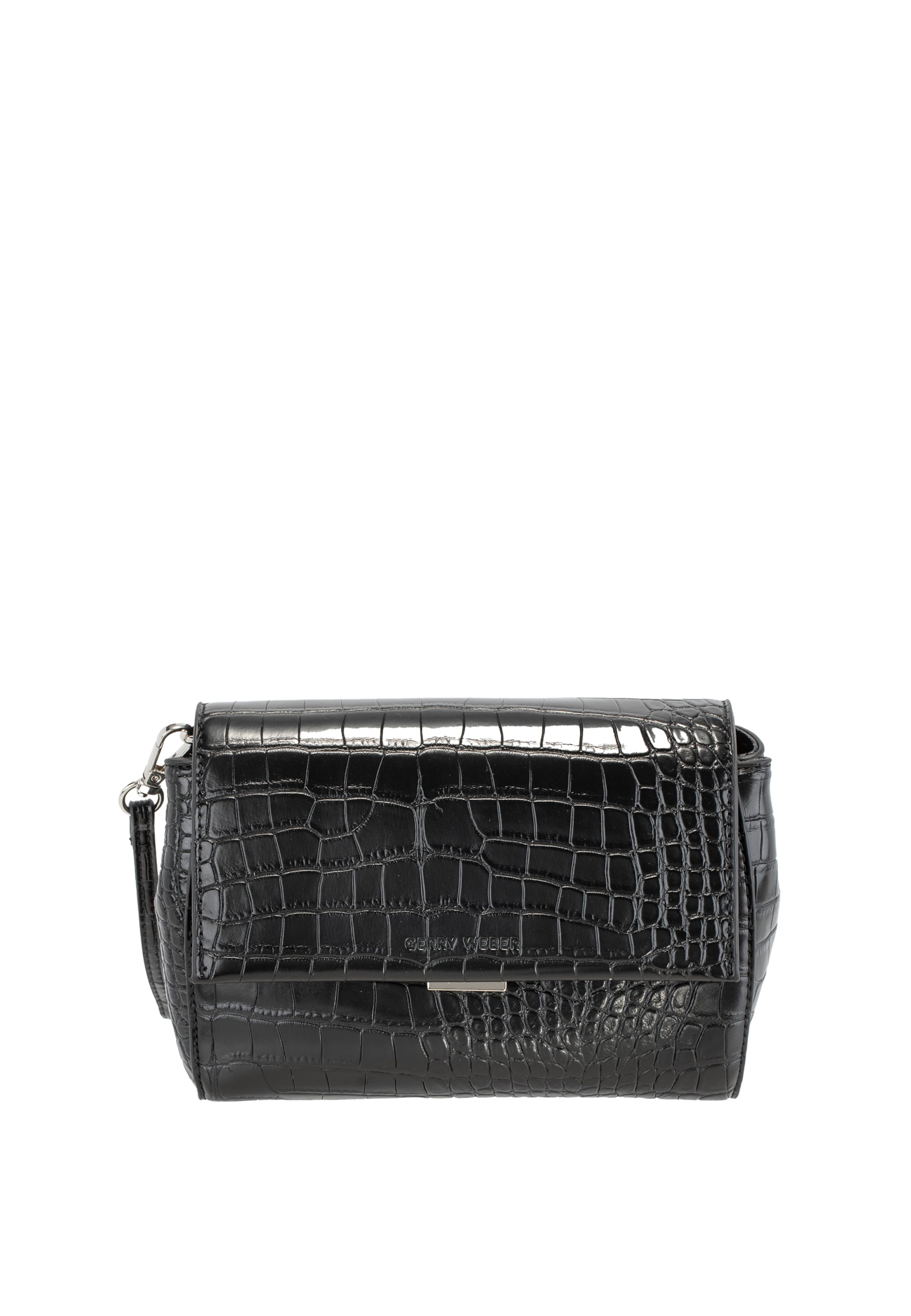 Sac bandoulière 'Festive Croco ' GERRY WEBER en noir : devant
