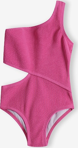 MINOTI Uimapuku värissä vaaleanpunainen: etupuoli