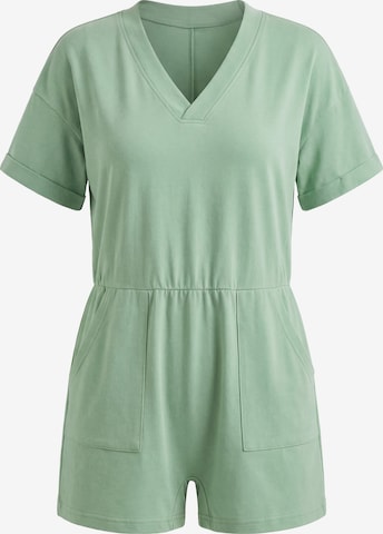 Combinaison 'ROMPER' MYMO en vert : devant
