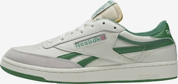 Sneaker low de la Reebok pe alb: față