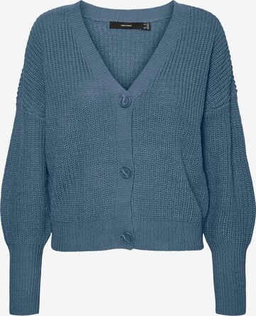 VERO MODA Knit Cardigan 'LEA' in Blue: front