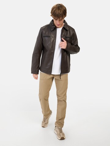 CAMEL ACTIVE Lederjacke in Braun