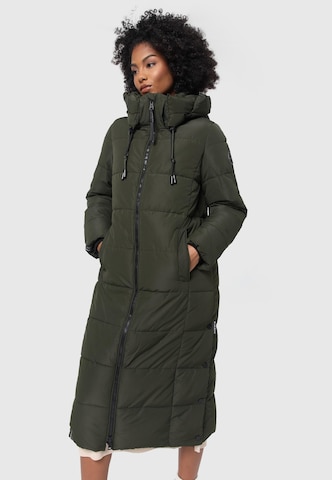 MARIKOO Raincoat 'Nadeshikoo XVI' in Green: front