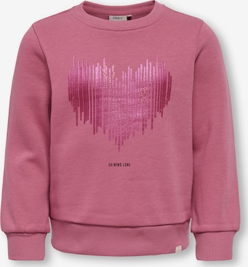 rožinė Only Mini Megztinis be užsegimo 'KMGBELINDA': priekis