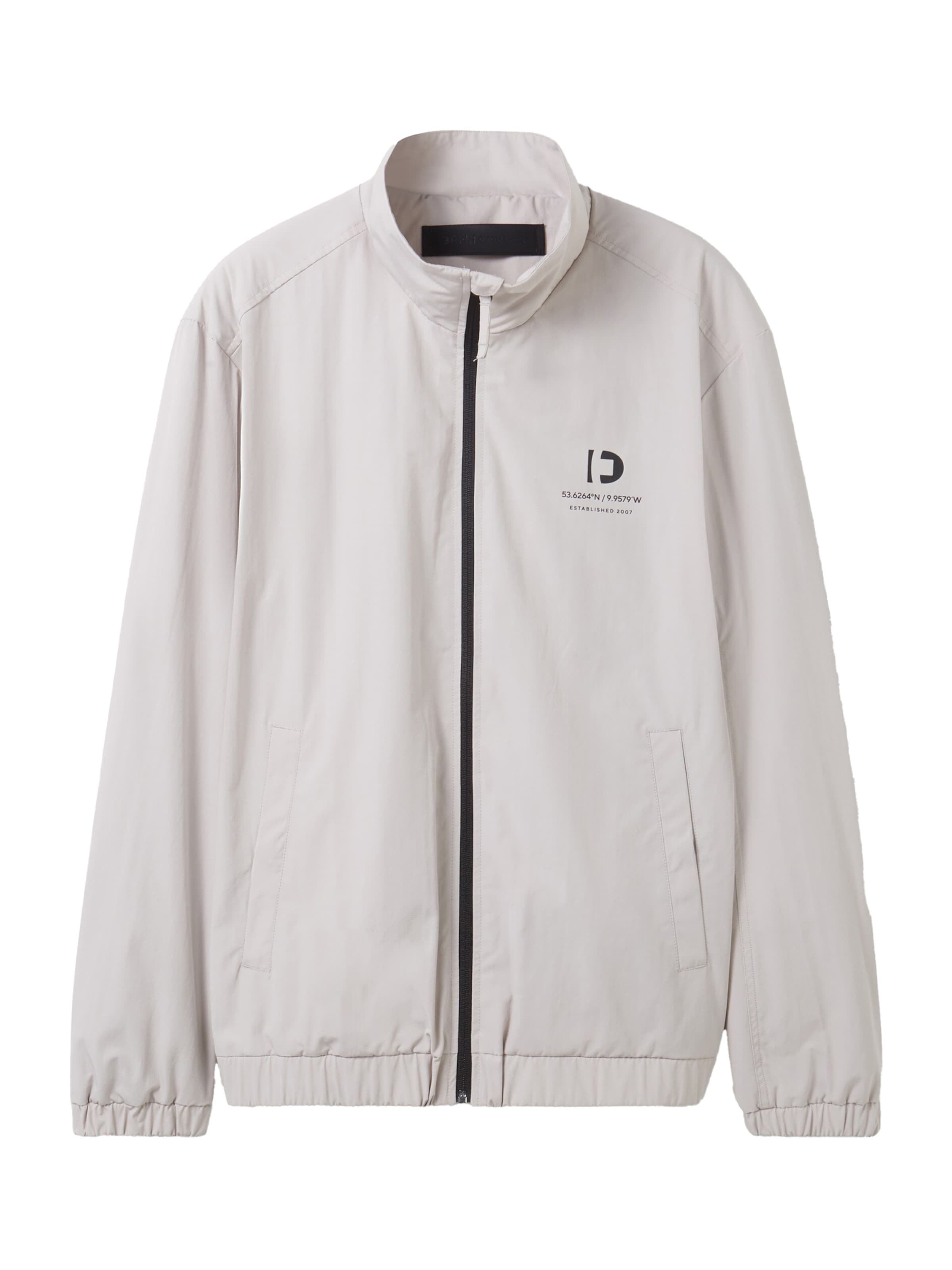 TOM TAILOR DENIM Kevad-sügisjope, värv hall: eest vaates