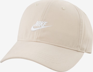 Nike Sportswear Hoed 'NAN FUTURA' in Beige: voorkant