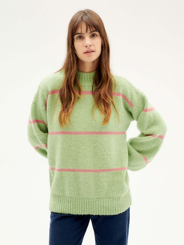 Thinking MU Sweater 'Parrot' in Green: front