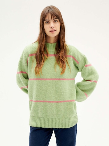 Thinking MU Pullover 'Parrot' in Grün: predná strana