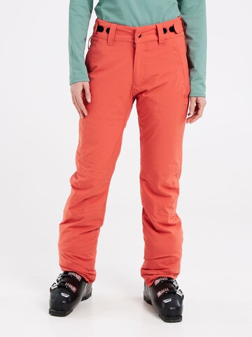 PROTEST Regular Workout Pants 'CARMACKS' in Red