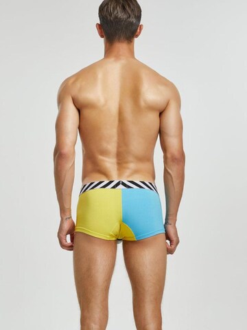 SEOBEAN Boxer shorts 'Color Block' in Yellow