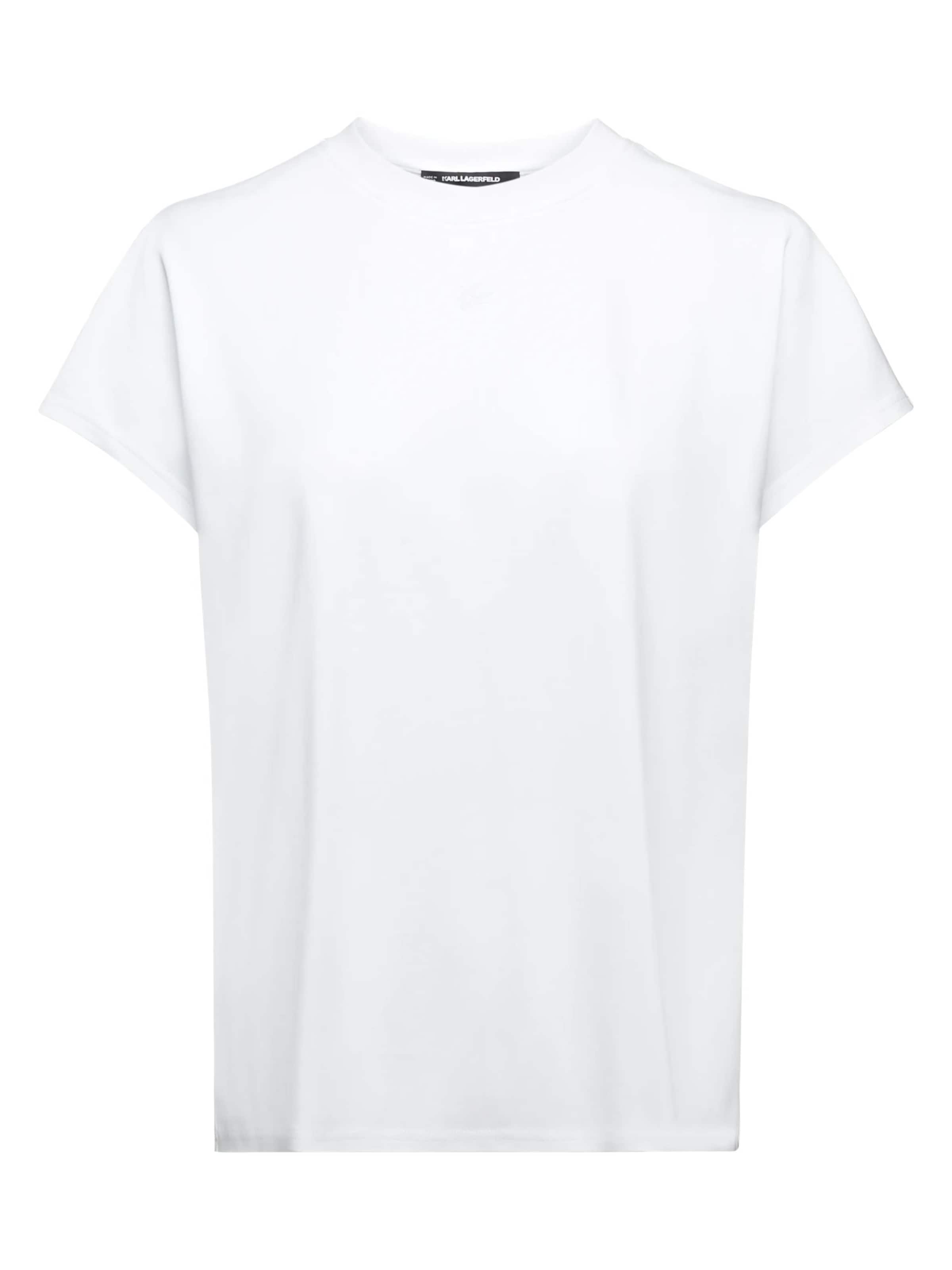 T-shirt Karl Lagerfeld en blanc : devant