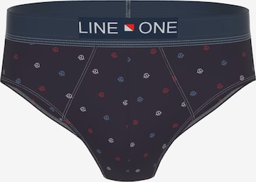 Slip Line One en bleu : devant