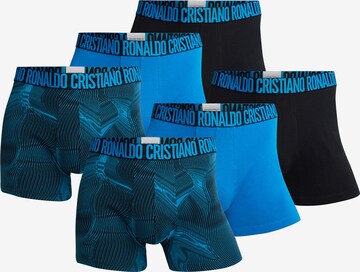 CR7 - Cristiano Ronaldo Boxershorts ' Basic Print ' in Blauw: voorkant