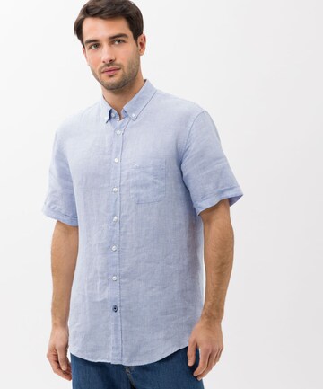 BRAX Regular Fit Hemd 'Dan' in Blau: Vorderseite