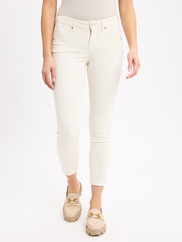 Cambio Trousers ' Piper ' in White: front