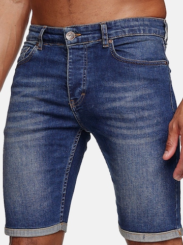 Reslad Regular Jeans 'Basic Used Washed' in Blue