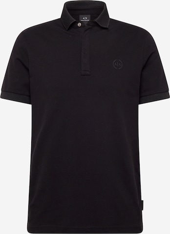 ARMANI EXCHANGE Poloshirt in Schwarz: predná strana