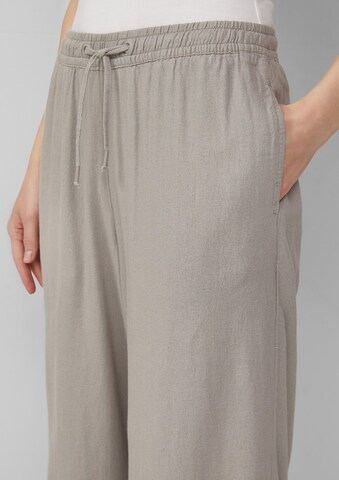 Wide Leg Pantalon QS en gris