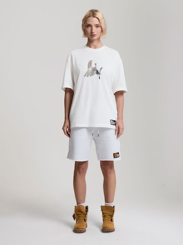 T-shirt 'Dancefloor' AND1 en blanc