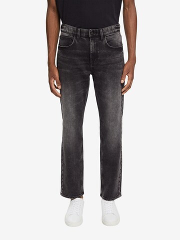 ESPRIT Regular Jeans in Zwart: voorkant