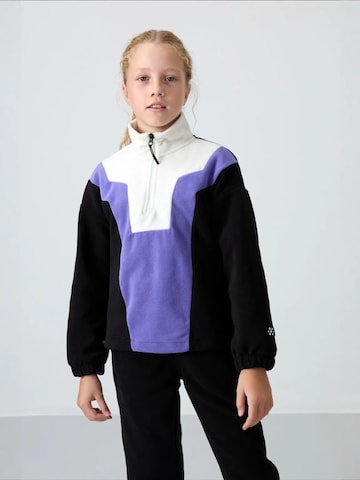 Sweat-shirt 'TOMMY Unisex Jugend-Oversize Color-Blocked Sweatshirt' Tommy Life en mélange de couleurs