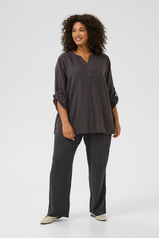 KAFFE CURVE Loose fit Pants 'Millie' in Black